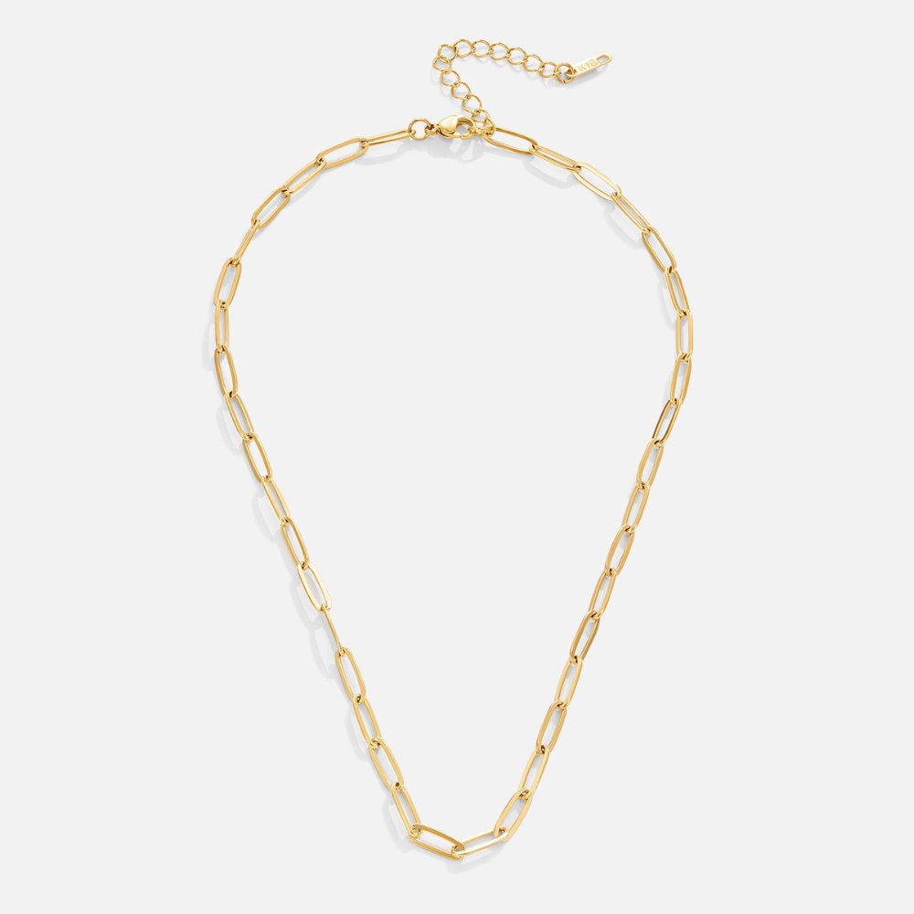 Collar de cadena clásico con cierre de clip