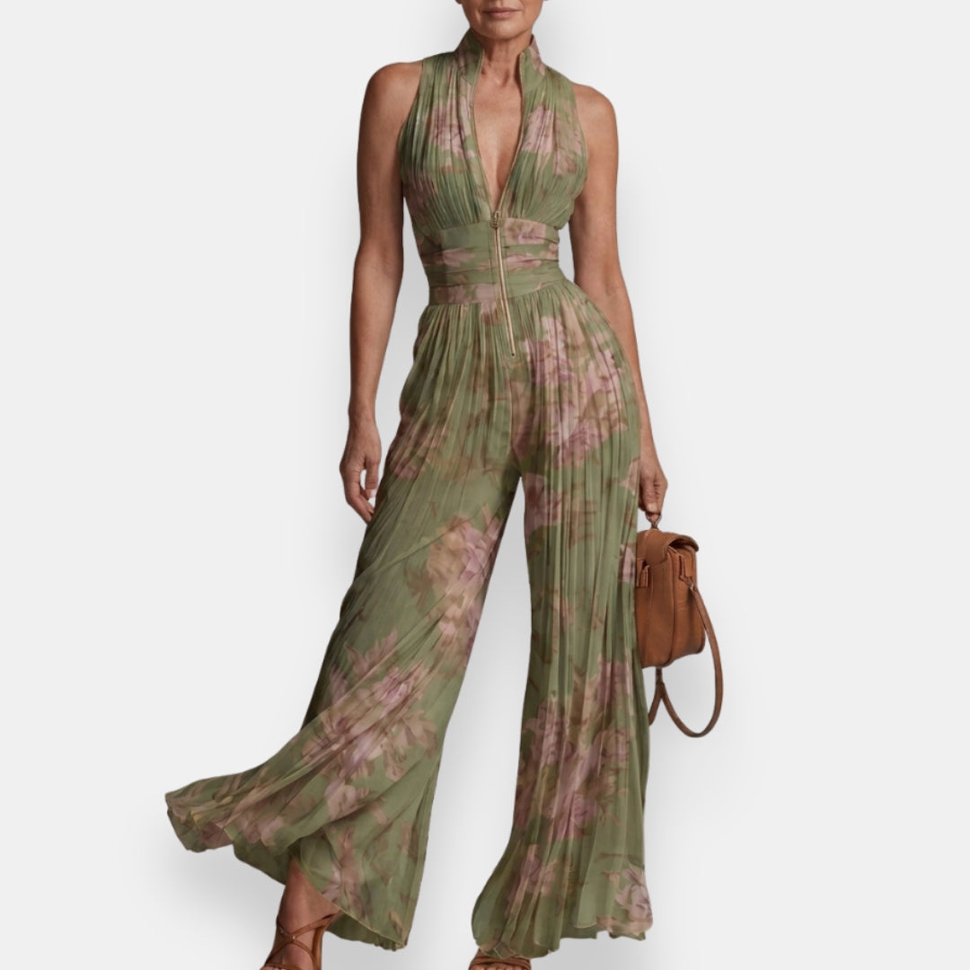 Ulvinde | Mono plisado con estampado floral