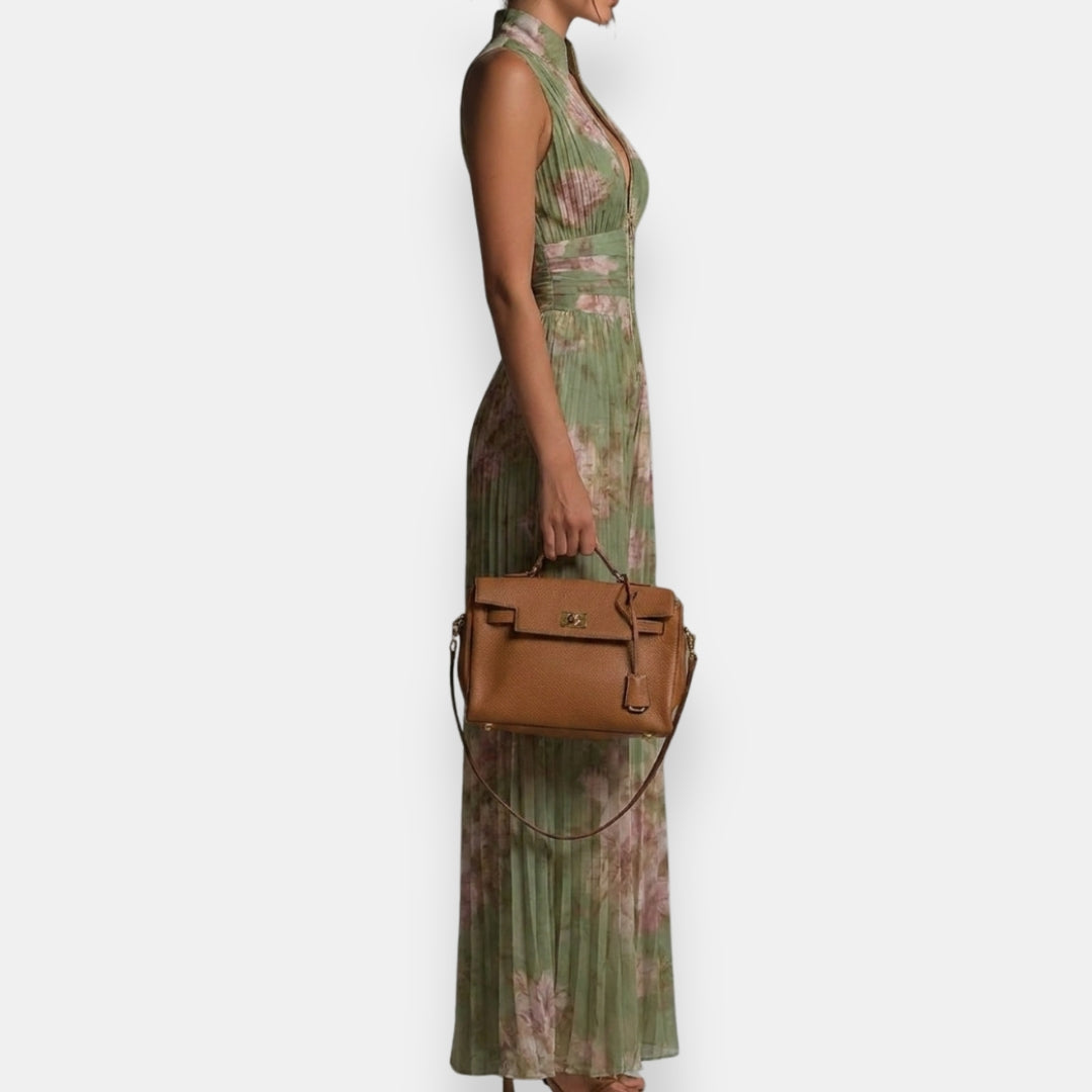 Ulvinde | Mono plisado con estampado floral