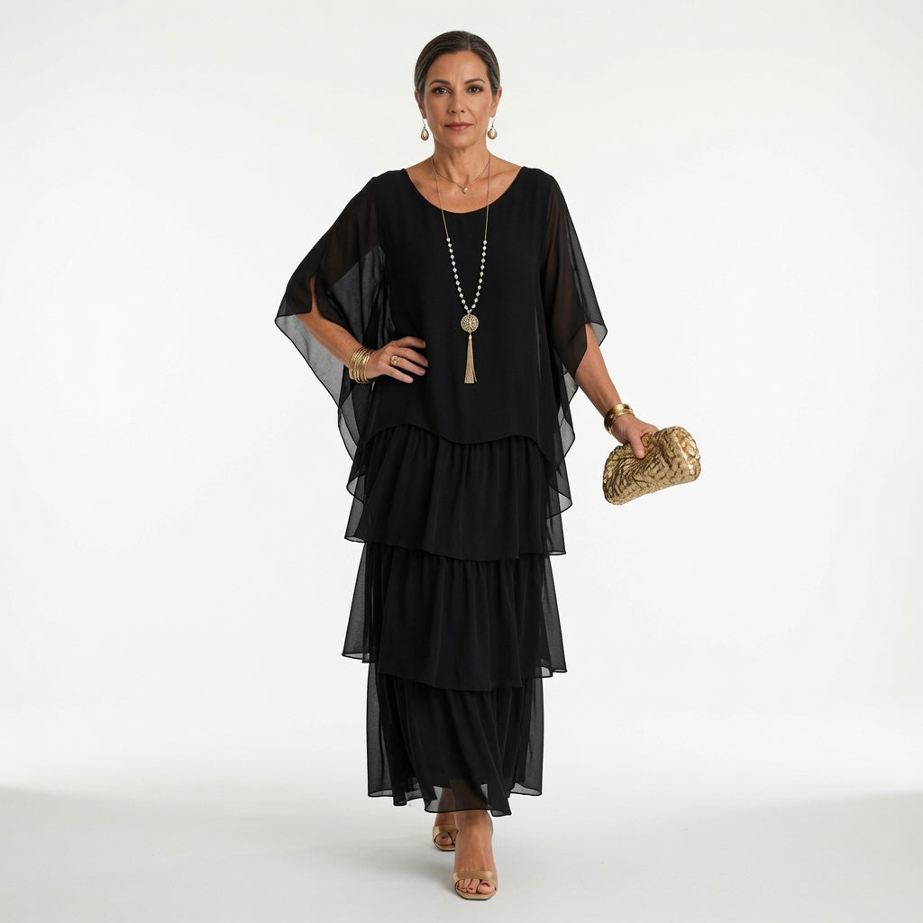 Élyssane™ — Vestido bohemio con volantes: elegancia atemporal