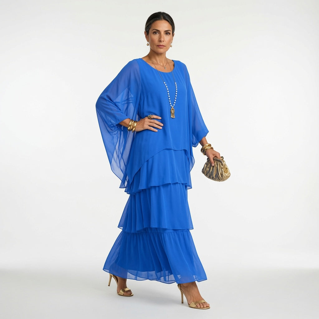 Élyssane™ — Vestido bohemio con volantes: elegancia atemporal