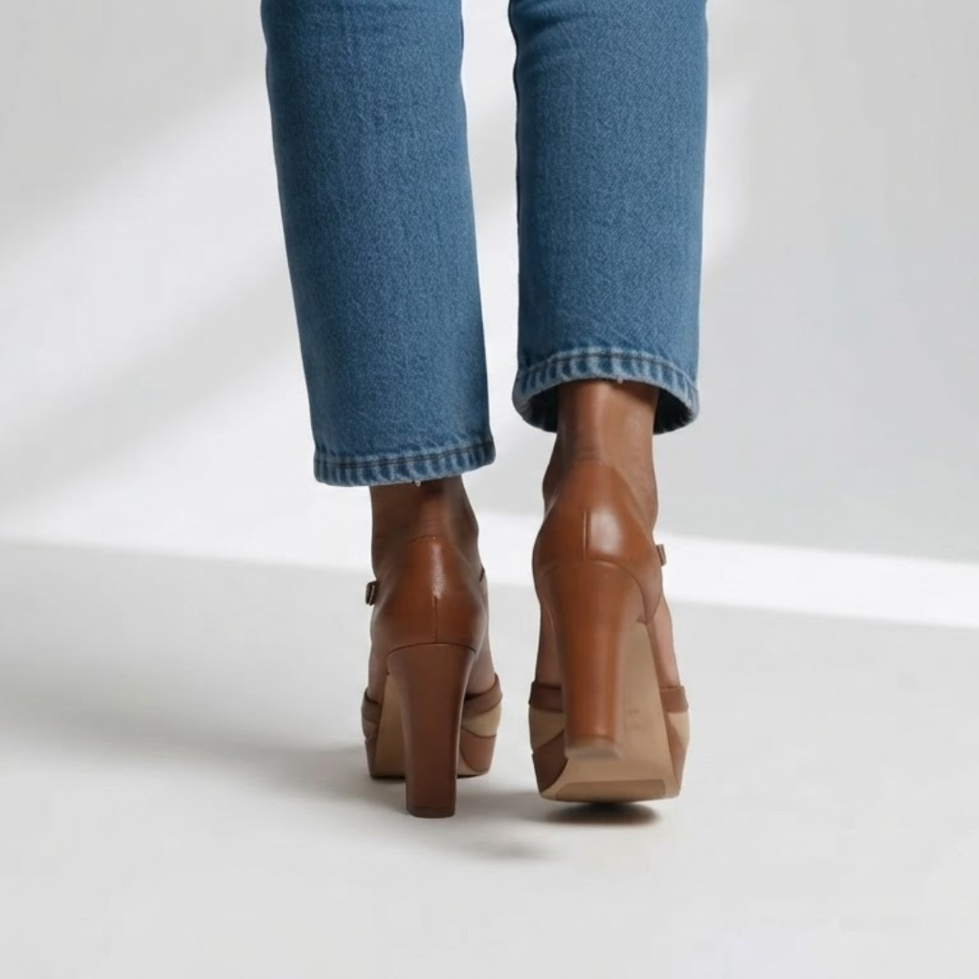 Mayel — Zapatos de tacón retro, elegantes y con sujeción ergonómica