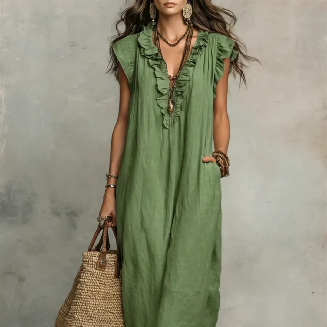 Noa | Vestido largo de estilo bohemio