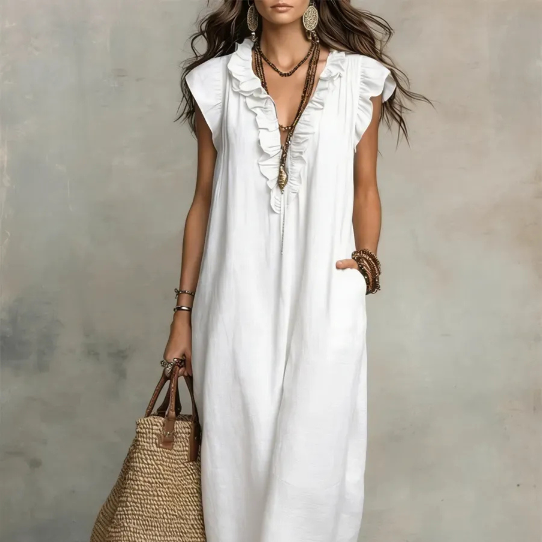 Noa | Vestido largo de estilo bohemio