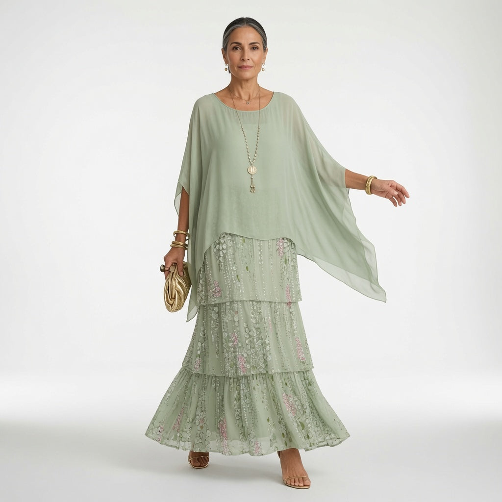 Élyssane™ — Vestido bohemio con volantes: elegancia atemporal