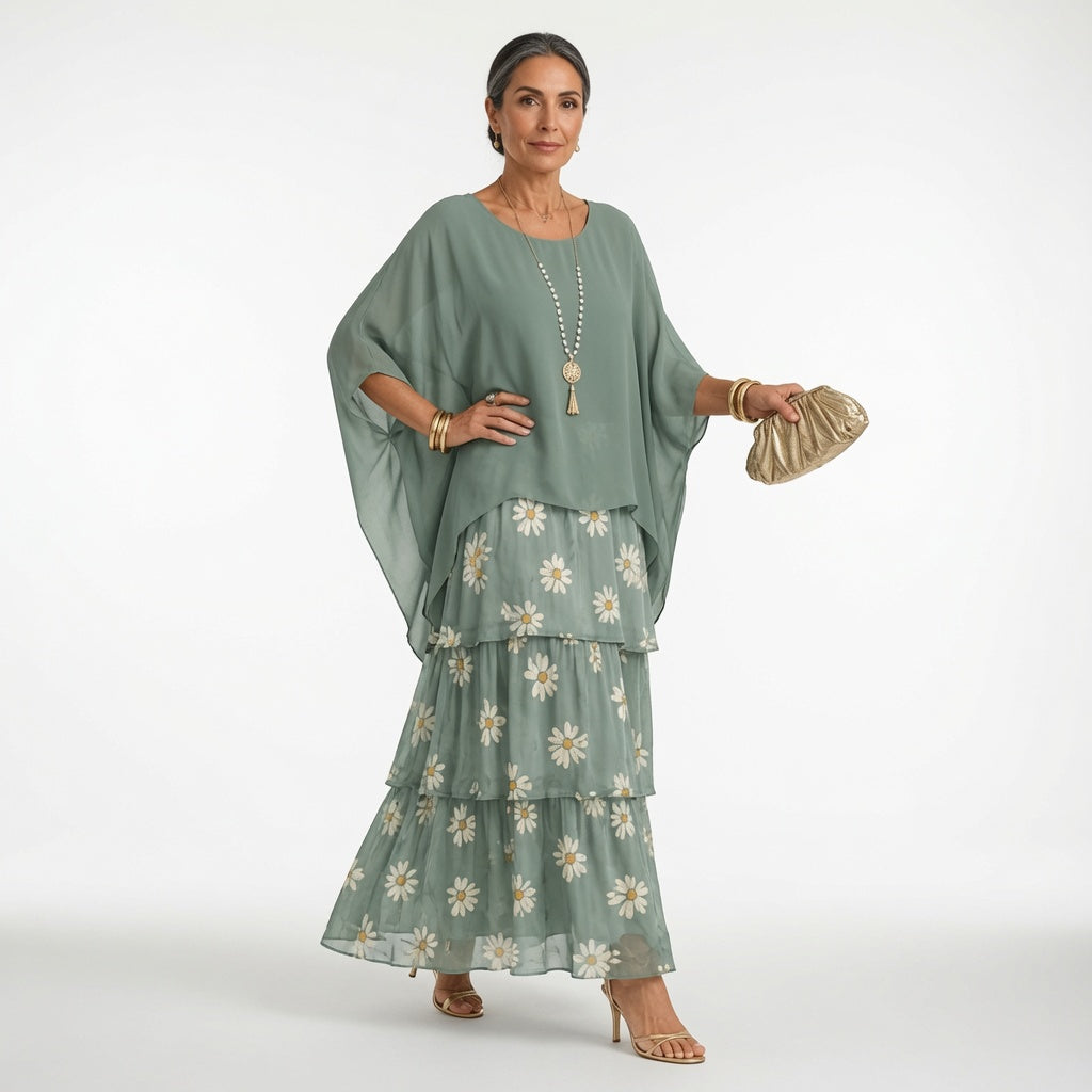 Élyssane™ — Vestido bohemio con volantes: elegancia atemporal