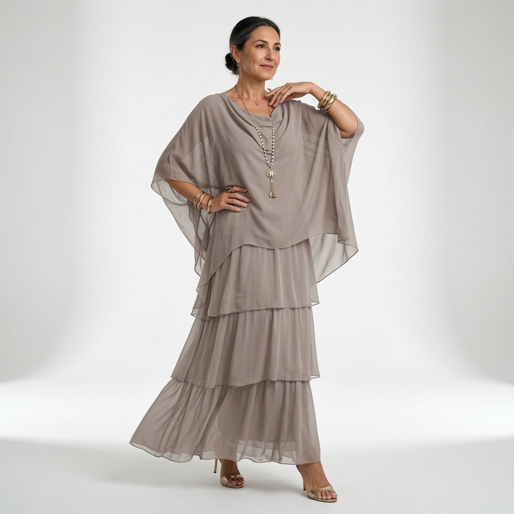 Élyssane™ — Vestido bohemio con volantes: elegancia atemporal