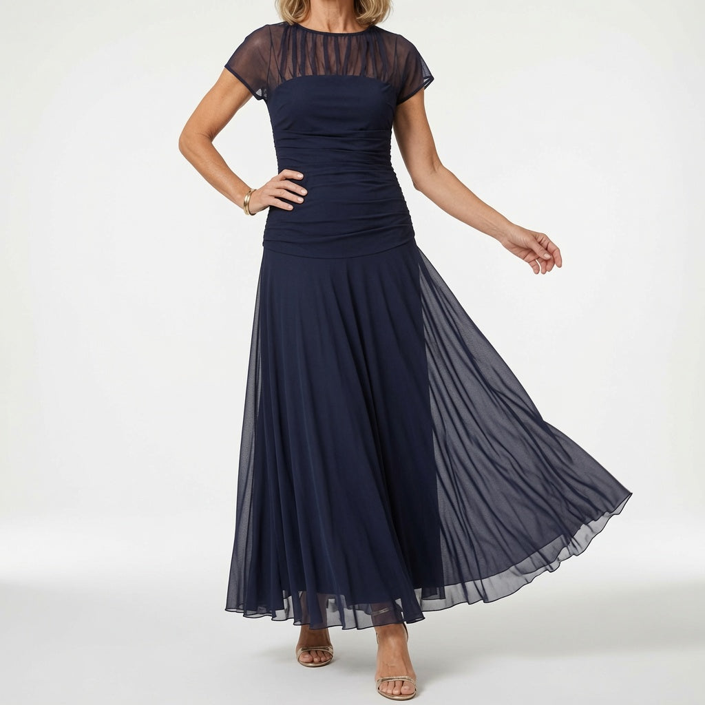 Élivaïne™ — Vestido largo y vaporoso, elegante para una velada