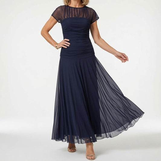 Élivaïne™ — Vestido largo y vaporoso, elegante para una velada