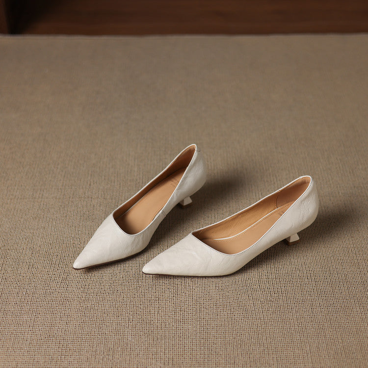 Michèle™ | Elegantes zapatos de salón de tacón bajo