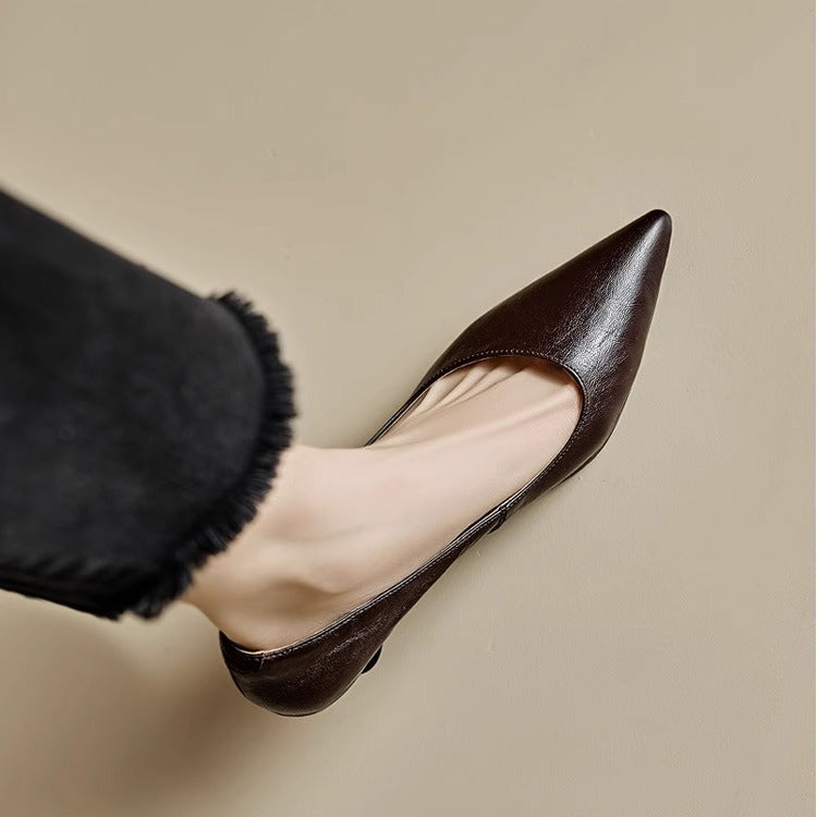 Michèle™ | Elegantes zapatos de salón de tacón bajo