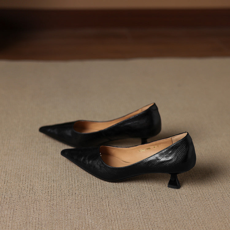 Michèle™ | Elegantes zapatos de salón de tacón bajo