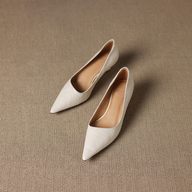 Michèle™ | Elegantes zapatos de salón de tacón bajo