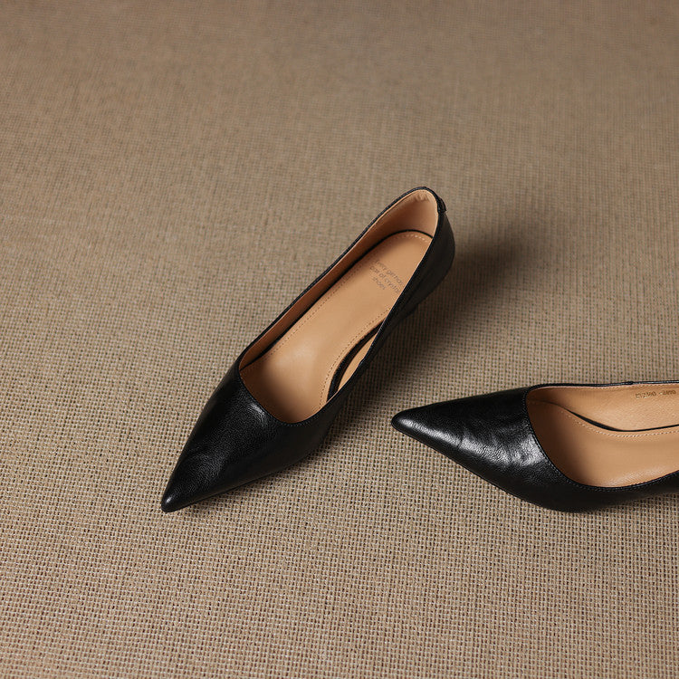 Michèle™ | Elegantes zapatos de salón de tacón bajo