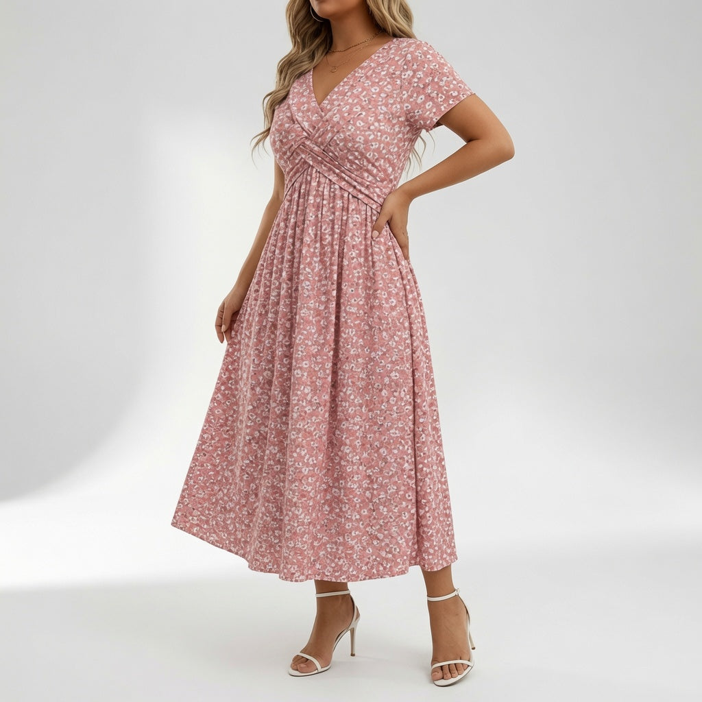Florévia™ — Vestido floral de corte fluido y elegancia romántica