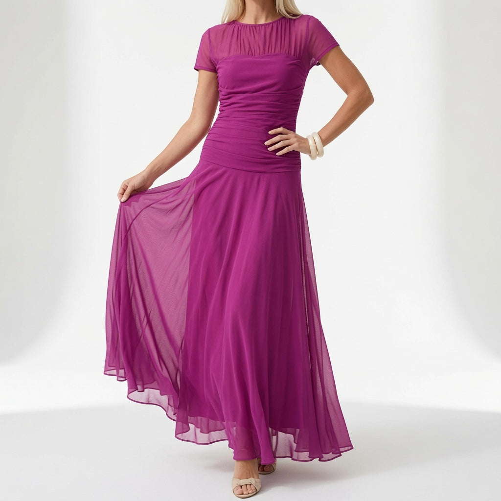 Élivaïne™ — Vestido largo y vaporoso, elegante para una velada