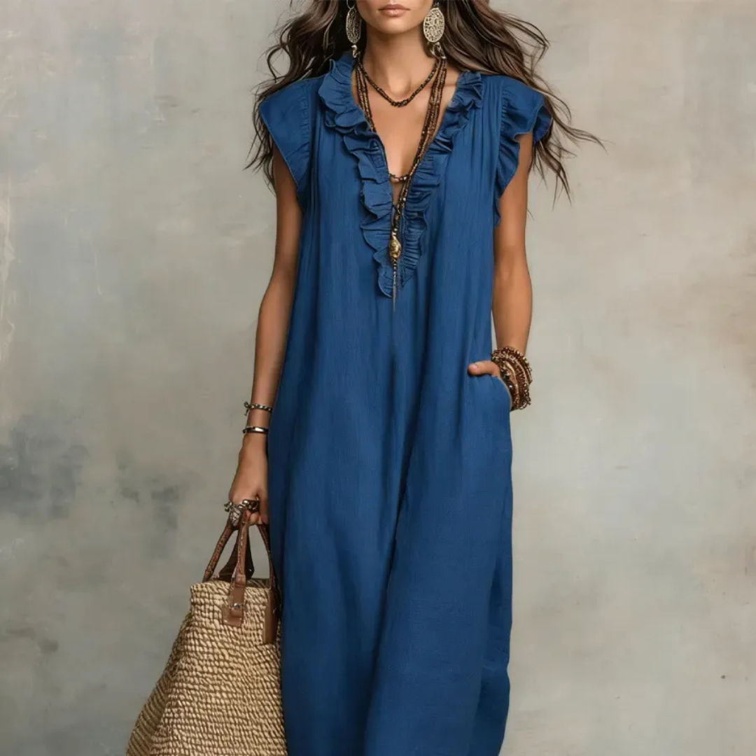Noa | Vestido largo de estilo bohemio