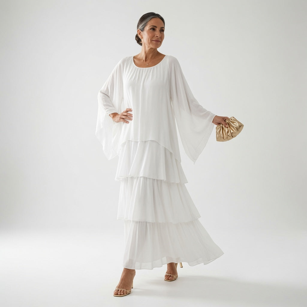 Élyssane™ — Vestido bohemio con volantes: elegancia atemporal