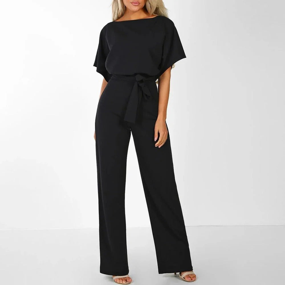 Nina | Mono elegante con lazo en la cintura
