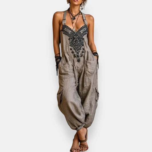 Amalia | Mono bohemio bordado