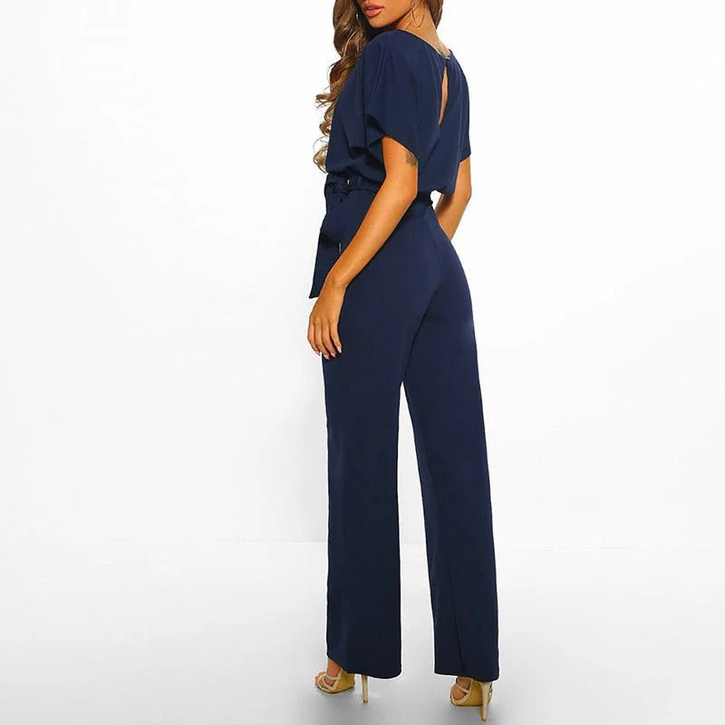 Nina | Mono elegante con lazo en la cintura